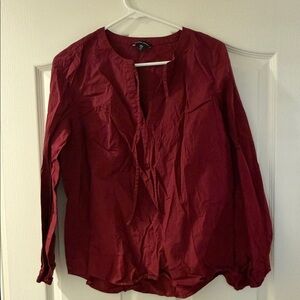 Universal standard cotton red blouse EUC 2XS